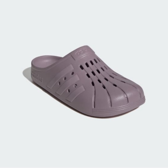 Adidas Adilette Clogs Sandals Slides Preloved Fig Unisex - Picture 4 of 9